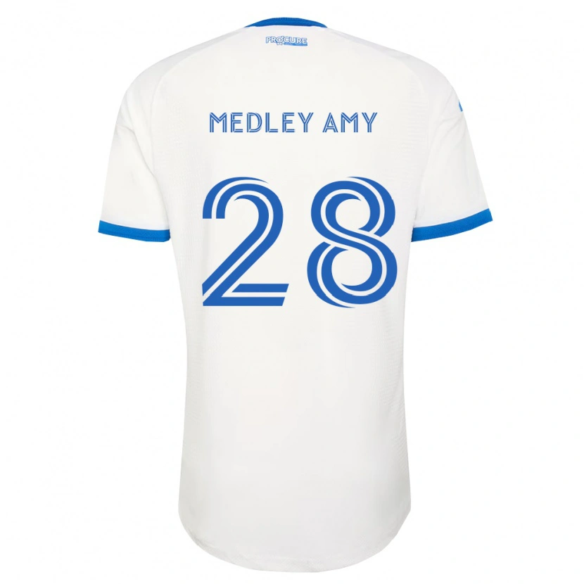 Danxen Kinderen Medley Amy #28 Hemelsblauw Wit Uitshirt Uittenue 2026/27 T-Shirt België