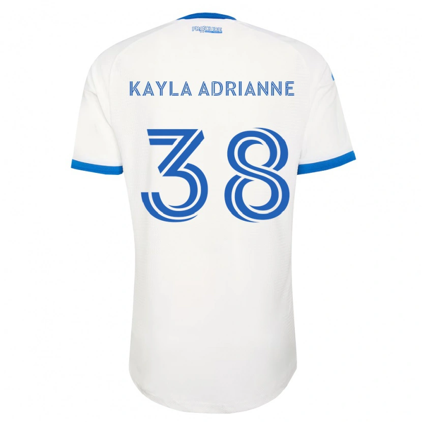 Danxen Kinderen Kamdem Kayla Adrianne #38 Hemelsblauw Wit Uitshirt Uittenue 2026/27 T-Shirt België
