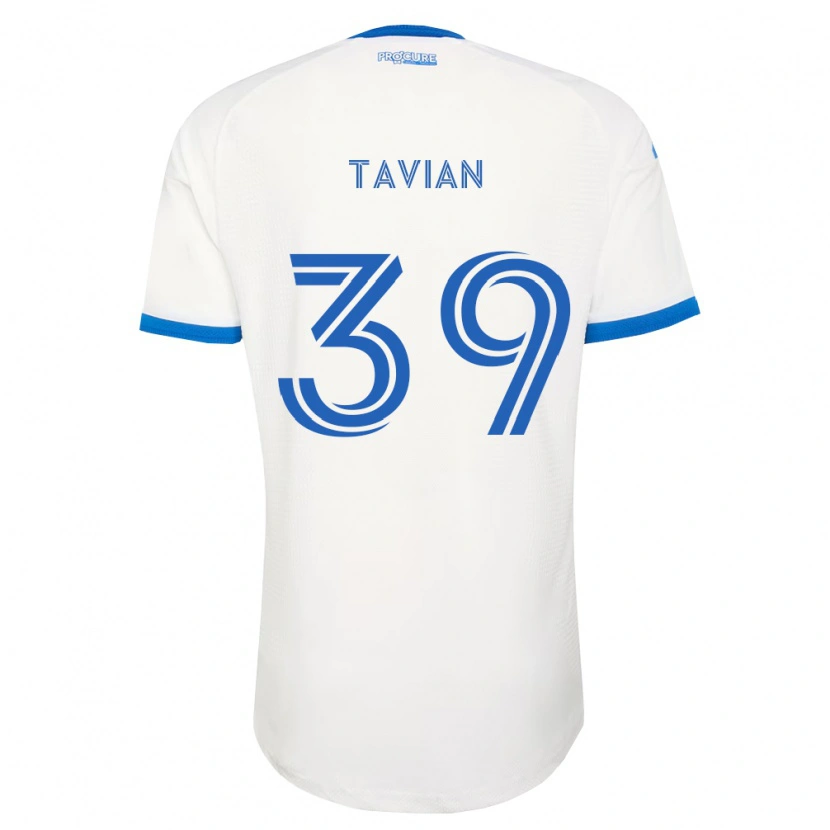 Danxen Kinderen Vandendort Tavian #39 Hemelsblauw Wit Uitshirt Uittenue 2026/27 T-Shirt België