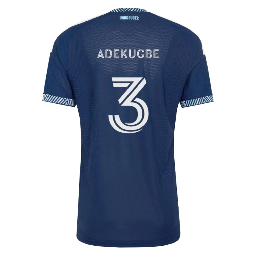 Danxen Kinderen Sam Adekugbe #3 Diep Blauw Wit Uitshirt Uittenue 2026/27 T-Shirt België