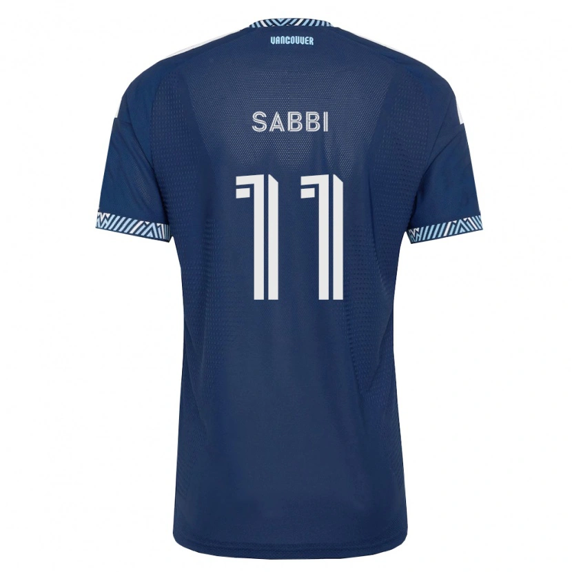 Danxen Kinderen Emmanuel Sabbi #11 Diep Blauw Wit Uitshirt Uittenue 2026/27 T-Shirt België