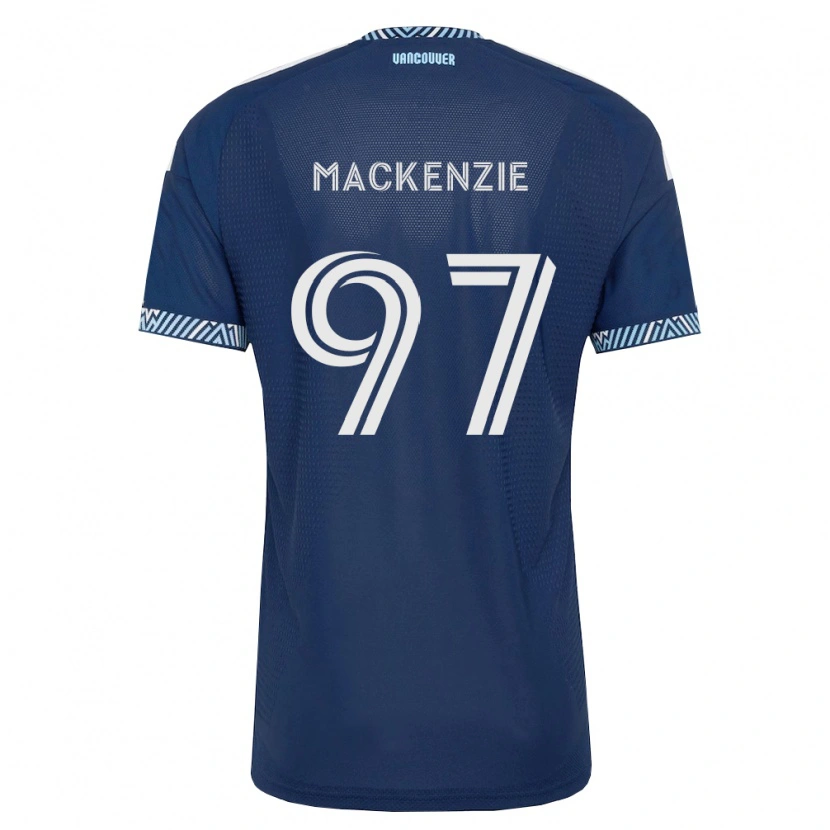 Danxen Kinderen Liam Mackenzie #97 Diep Blauw Wit Uitshirt Uittenue 2026/27 T-Shirt België