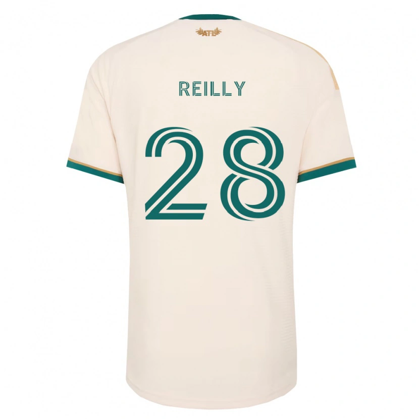 Danxen Kinderen Will Reilly #28 Champagne Groen Uitshirt Uittenue 2026/27 T-Shirt België