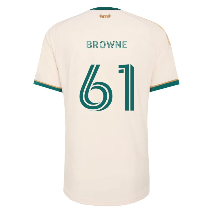 Danxen Kinderen Adedamola Browne #61 Champagne Groen Uitshirt Uittenue 2026/27 T-Shirt België