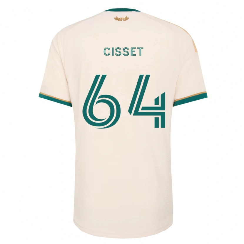 Danxen Kinderen Mohamed Cisset #64 Champagne Groen Uitshirt Uittenue 2026/27 T-Shirt België