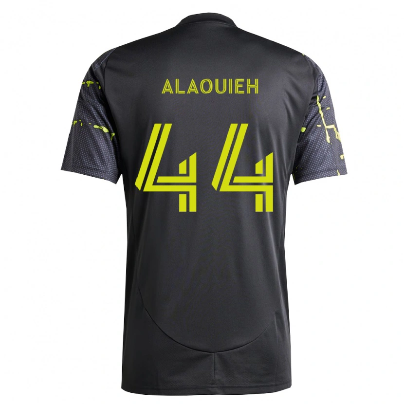 Danxen Kinderen Anthony Alaouieh #44 Fluorescerend Geel Zwart Uitshirt Uittenue 2026/27 T-Shirt België