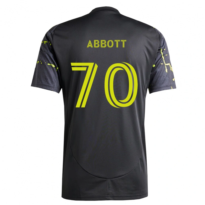 Danxen Kinderen Keller Abbott #70 Fluorescerend Geel Zwart Uitshirt Uittenue 2026/27 T-Shirt België