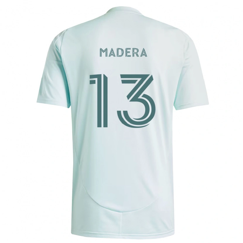 Danxen Kinderen Cristopher Madera #13 Wit Lichtgroen Uitshirt Uittenue 2026/27 T-Shirt België
