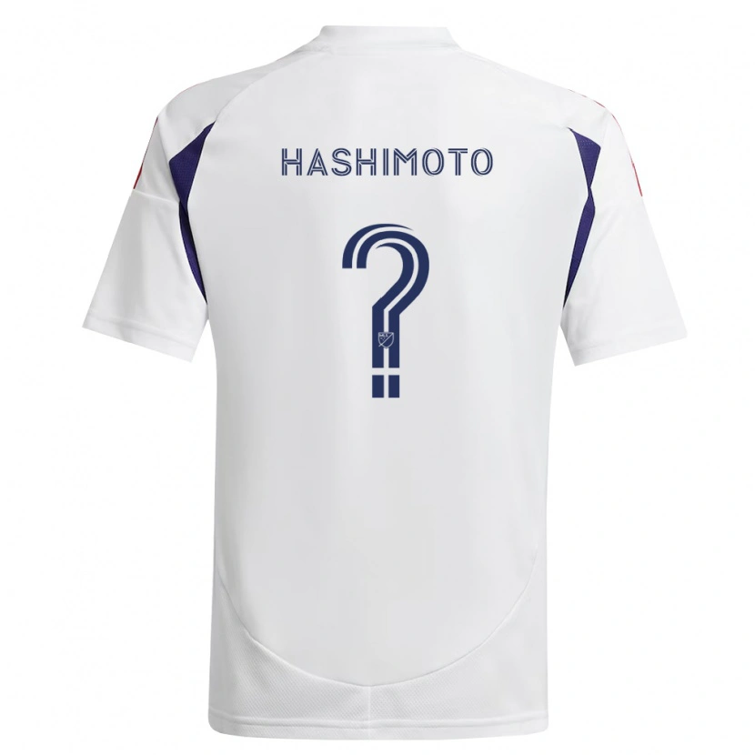 Danxen Kinderen Rylan Hashimoto #0 Koninklijk Blauw Rood Bruin Uitshirt Uittenue 2026/27 T-Shirt België