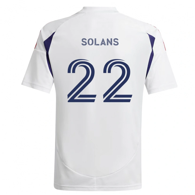 Danxen Kinderen Sergi Solans #22 Koninklijk Blauw Rood Bruin Uitshirt Uittenue 2026/27 T-Shirt België