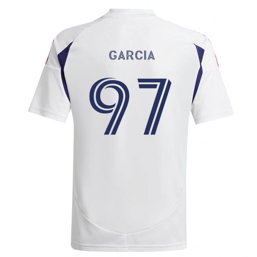 Danxen Kinderen Gilberto Garcia #97 Koninklijk Blauw Rood Bruin Uitshirt Uittenue 2026/27 T-Shirt België