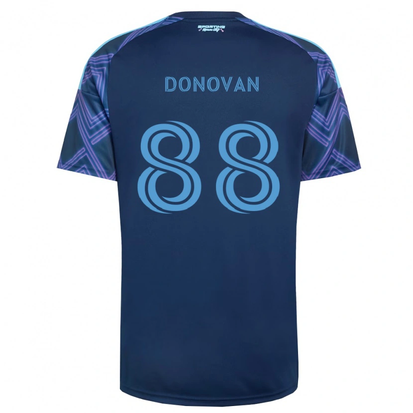 Danxen Kinderen Shane Donovan #88 Koninklijk Blauw Paars Uitshirt Uittenue 2026/27 T-Shirt België