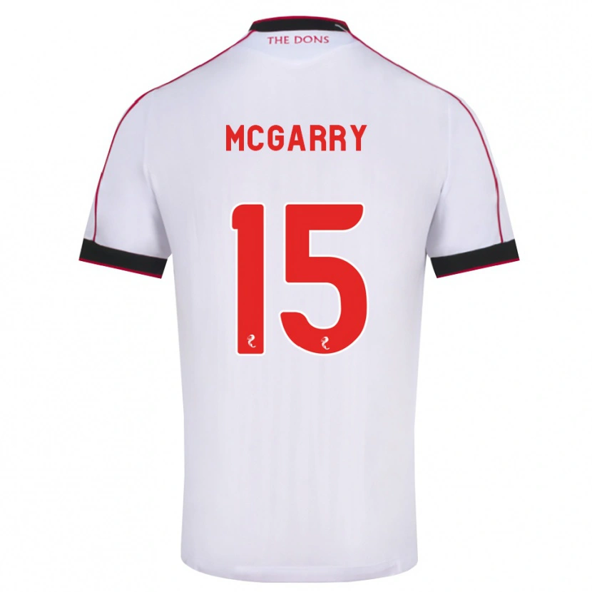 Danxen Kinderen James Mcgarry #15 Zwart Rood Wit Uitshirt Uittenue 2026/27 T-Shirt België