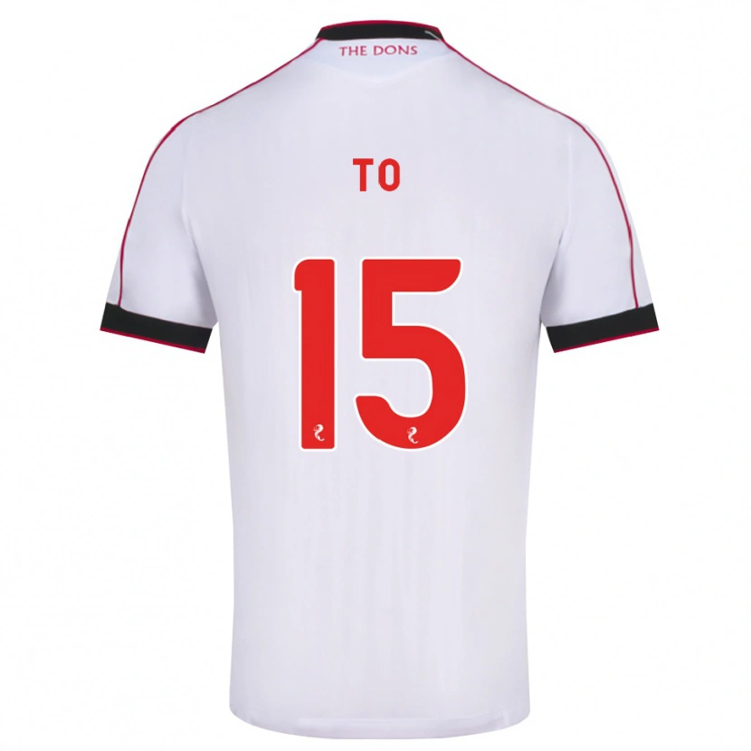Danxen Kinderen Zack To #15 Zwart Rood Wit Uitshirt Uittenue 2026/27 T-Shirt België