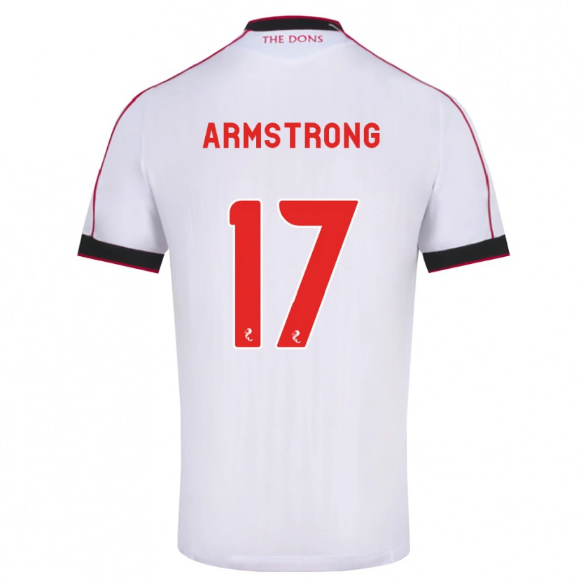 Danxen Kinderen Stuart Armstrong #17 Zwart Rood Wit Uitshirt Uittenue 2026/27 T-Shirt België