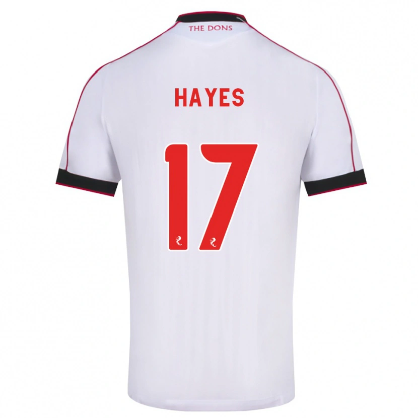 Danxen Kinderen Jonny Hayes #17 Zwart Rood Wit Uitshirt Uittenue 2026/27 T-Shirt België