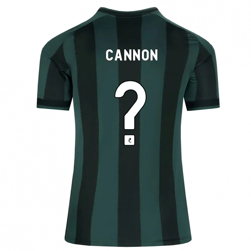 Danxen Kinderen Aidan Cannon #0 Donkerleigrijs Zwart Uitshirt Uittenue 2026/27 T-Shirt België