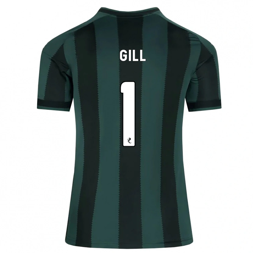 Danxen Kinderen Marcus Gill #1 Donkerleigrijs Zwart Uitshirt Uittenue 2026/27 T-Shirt België