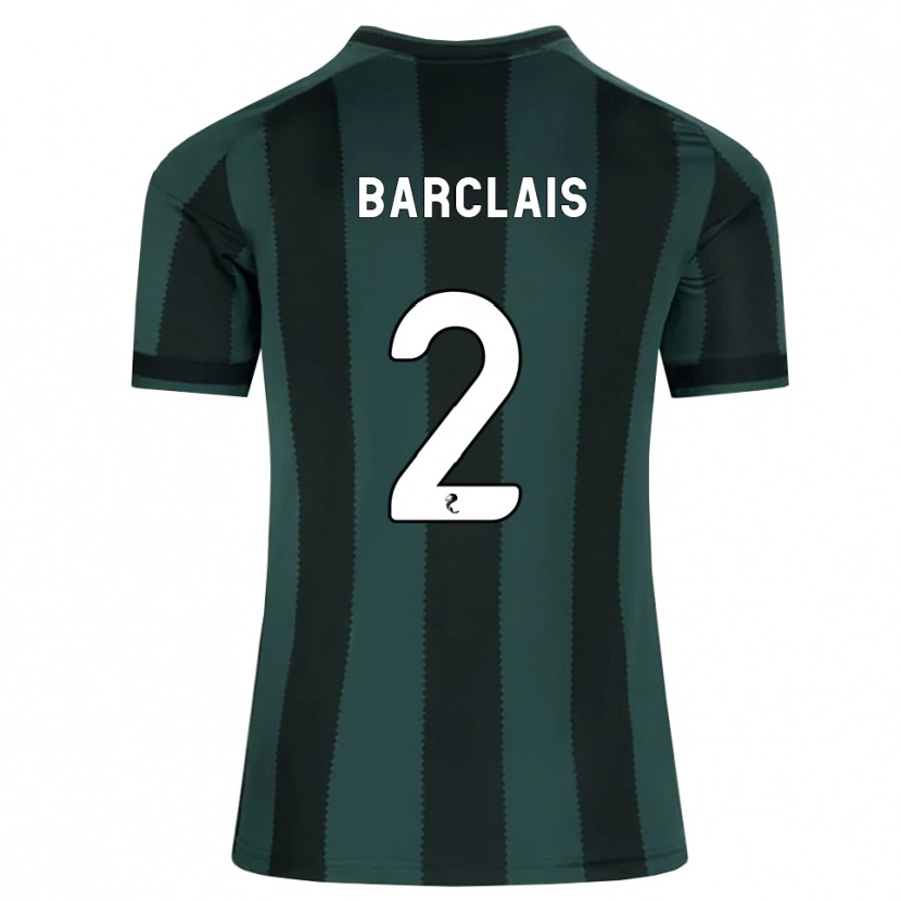 Danxen Kinderen Celya Barclais #2 Donkerleigrijs Zwart Uitshirt Uittenue 2026/27 T-Shirt België
