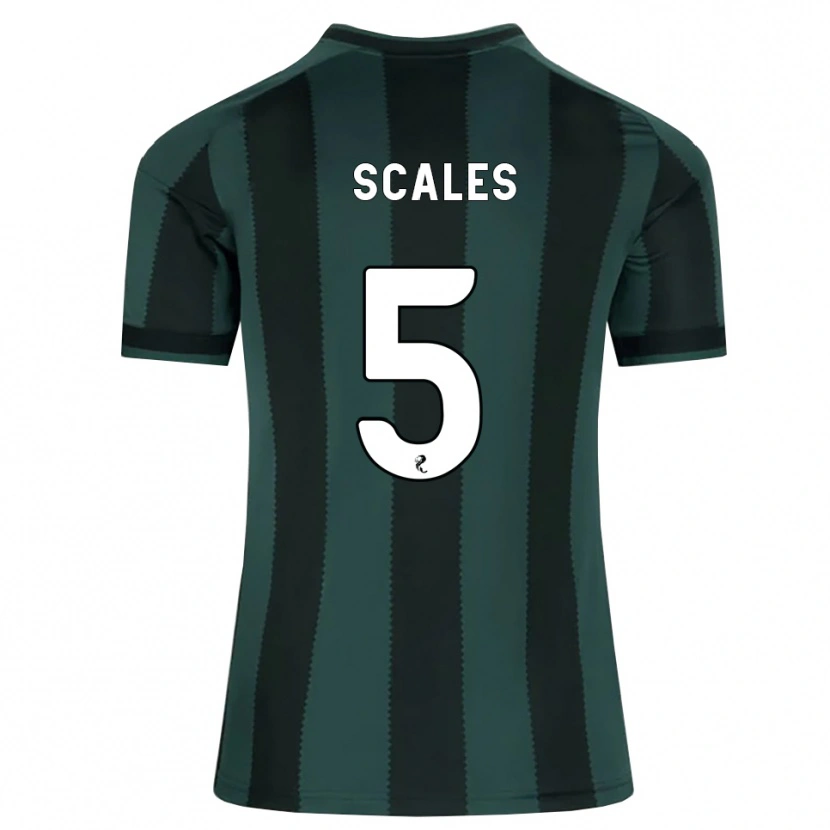 Danxen Kinderen Liam Scales #5 Donkerleigrijs Zwart Uitshirt Uittenue 2026/27 T-Shirt België