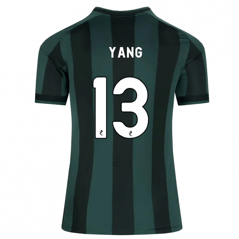 Danxen Kinderen Hyun-Jun Yang #13 Donkerleigrijs Zwart Uitshirt Uittenue 2026/27 T-Shirt België