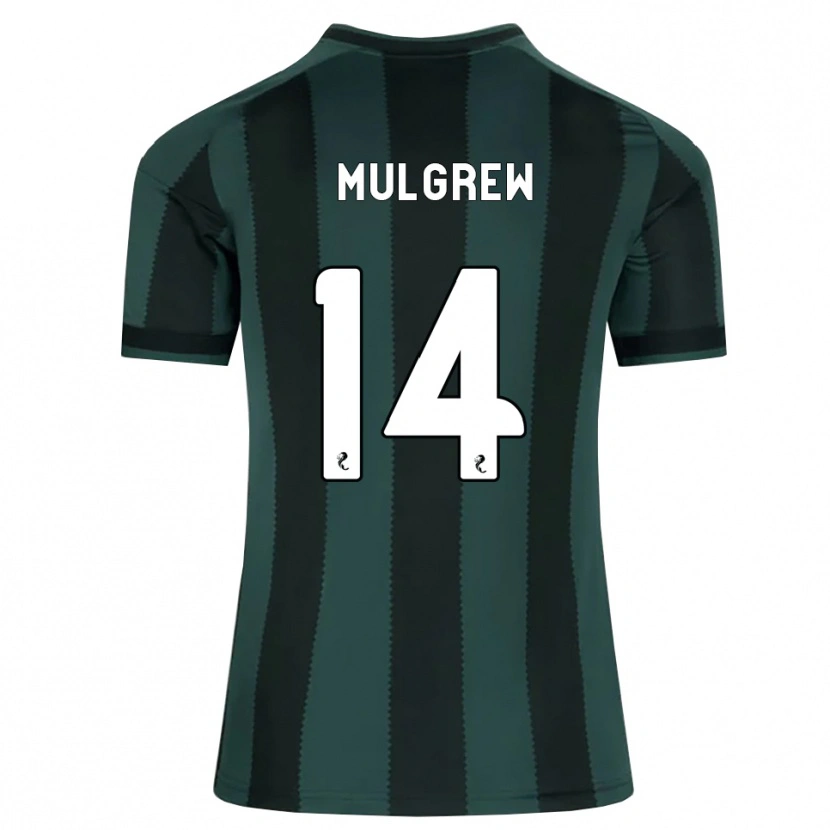 Danxen Kinderen Joshua Mulgrew #14 Donkerleigrijs Zwart Uitshirt Uittenue 2026/27 T-Shirt België