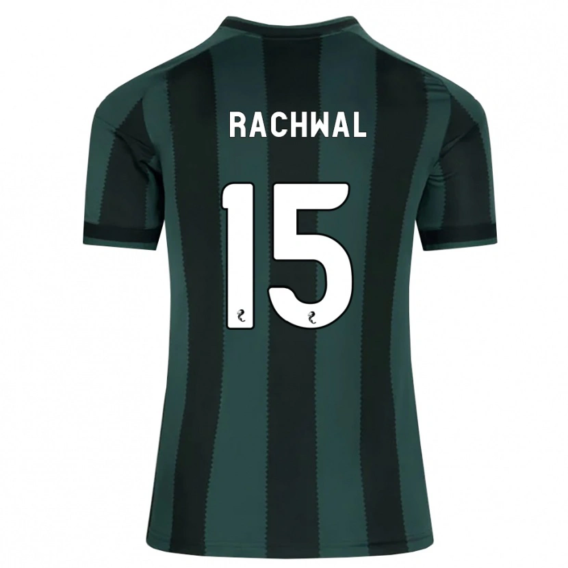 Danxen Kinderen Robert Rachwal #15 Donkerleigrijs Zwart Uitshirt Uittenue 2026/27 T-Shirt België