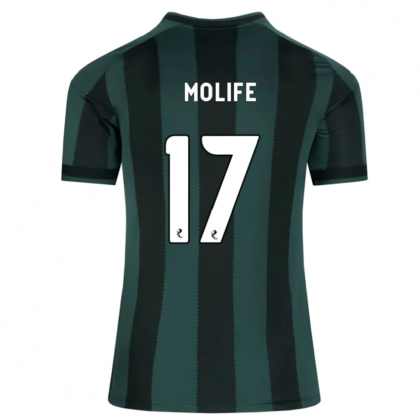 Danxen Kinderen Ezekiel Molife #17 Donkerleigrijs Zwart Uitshirt Uittenue 2026/27 T-Shirt België