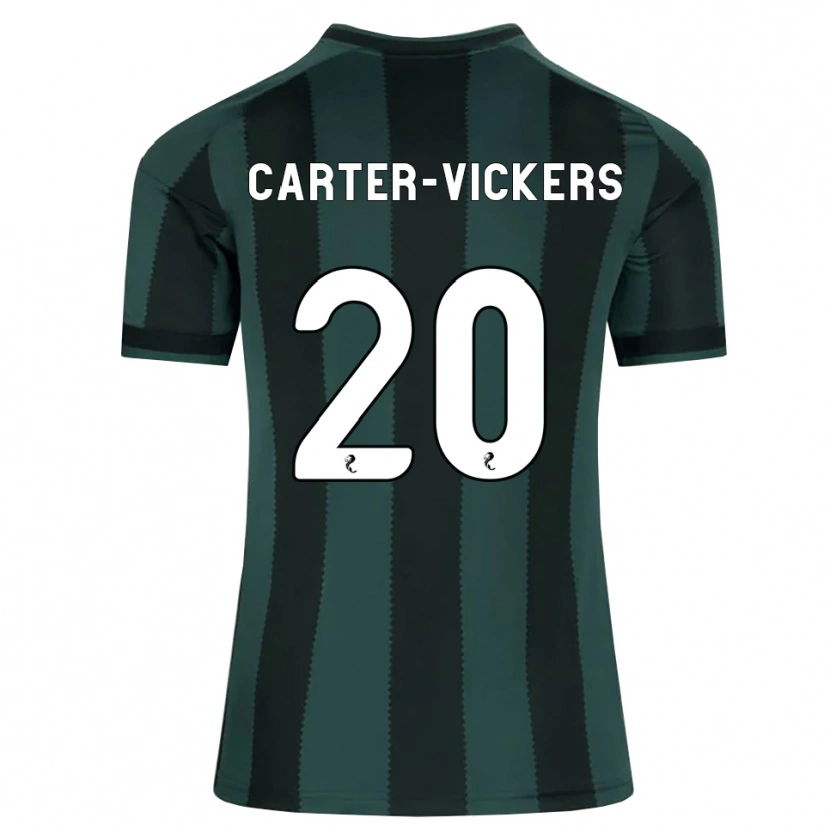 Danxen Kinderen Cameron Carter-Vickers #20 Donkerleigrijs Zwart Uitshirt Uittenue 2026/27 T-Shirt België