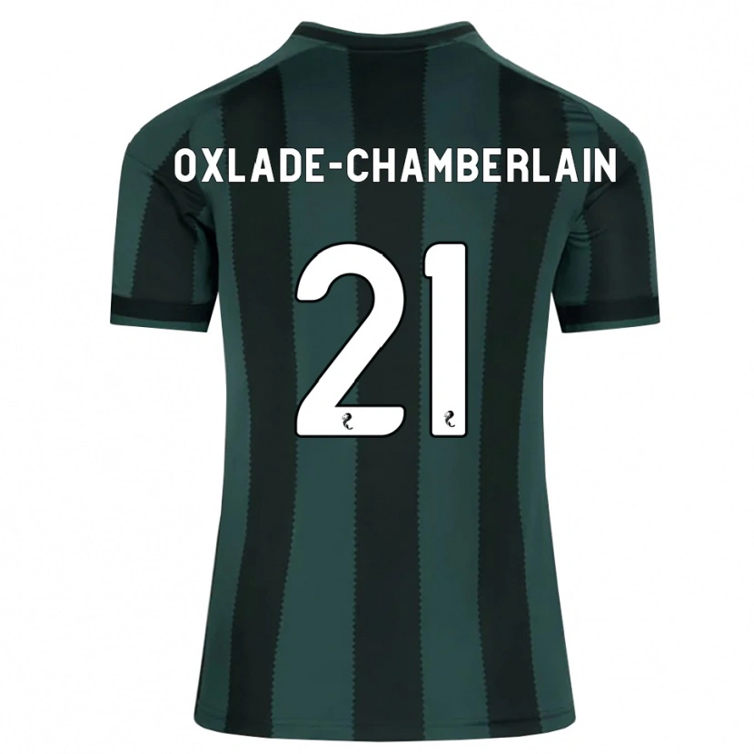 Danxen Kinderen Alex Oxlade-Chamberlain #21 Donkerleigrijs Zwart Uitshirt Uittenue 2026/27 T-Shirt België