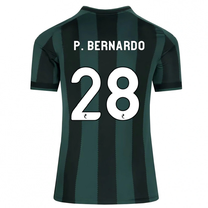 Danxen Kinderen Paulo Bernardo #28 Donkerleigrijs Zwart Uitshirt Uittenue 2026/27 T-Shirt België