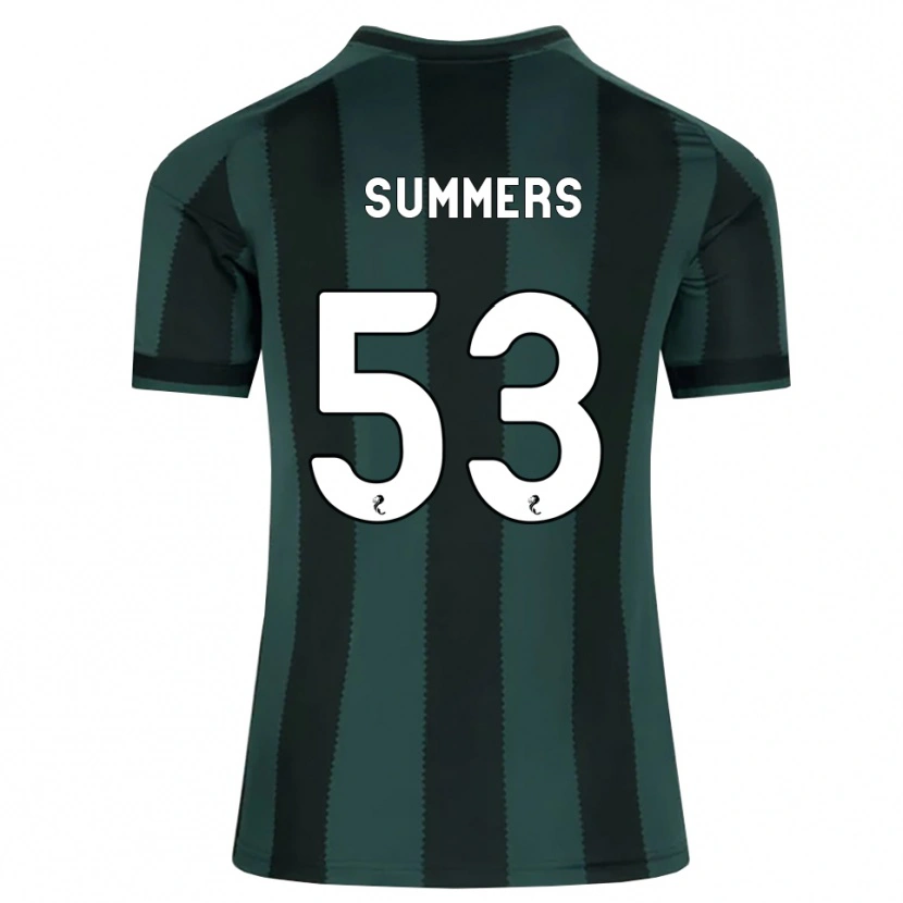 Danxen Kinderen Ben Summers #53 Donkerleigrijs Zwart Uitshirt Uittenue 2026/27 T-Shirt België