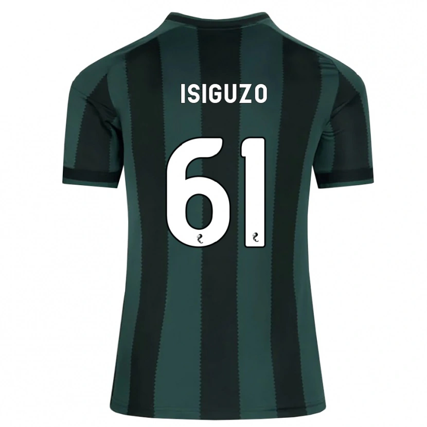 Danxen Kinderen Samuel Isiguzo #61 Donkerleigrijs Zwart Uitshirt Uittenue 2026/27 T-Shirt België