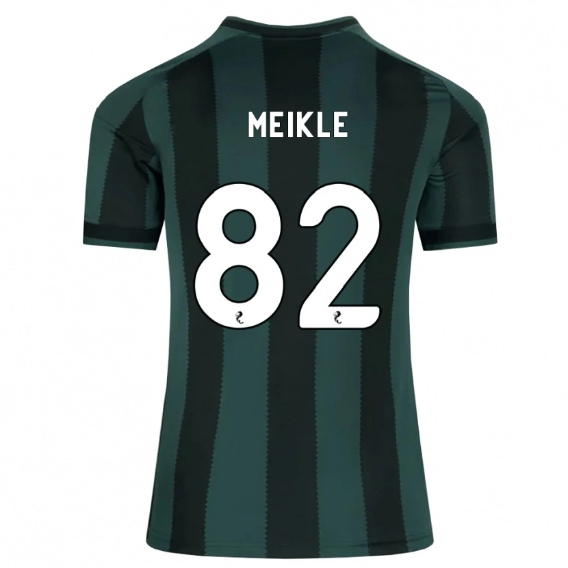 Danxen Kinderen Jamie Meikle #82 Donkerleigrijs Zwart Uitshirt Uittenue 2026/27 T-Shirt België