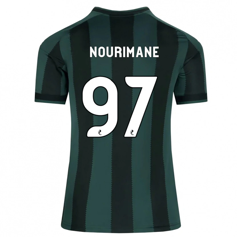 Danxen Kinderen Addi Nourimane #97 Donkerleigrijs Zwart Uitshirt Uittenue 2026/27 T-Shirt België