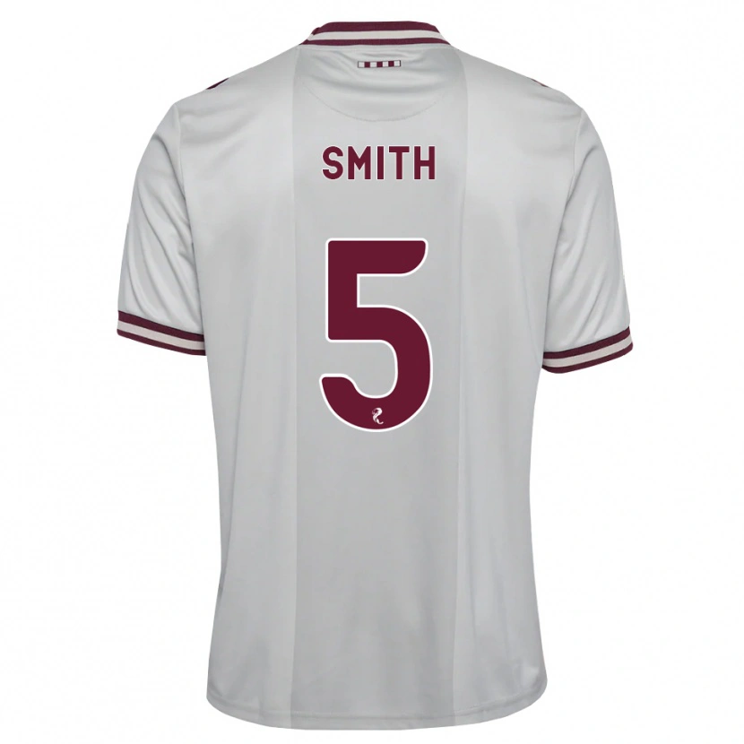 Danxen Kinderen Lucas Smith #5 Wit Bordeauxrood Uitshirt Uittenue 2026/27 T-Shirt België