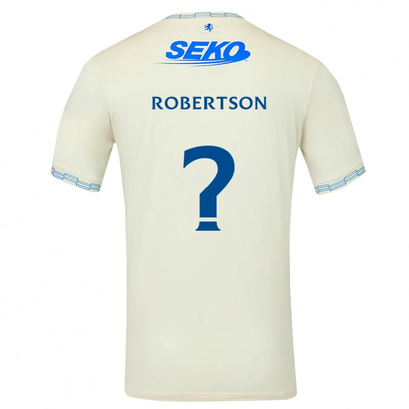 Danxen Kinderen Kerr Robertson #0 Diepblauw Wit Uitshirt Uittenue 2026/27 T-Shirt België