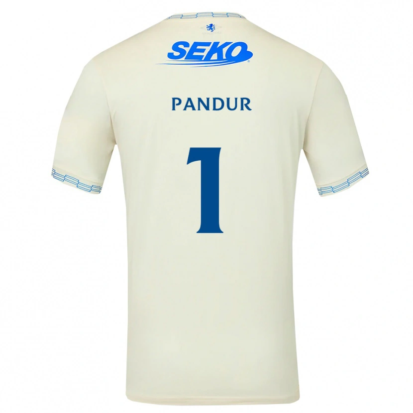 Danxen Kinderen Ivor Pandur #1 Diepblauw Wit Uitshirt Uittenue 2026/27 T-Shirt België