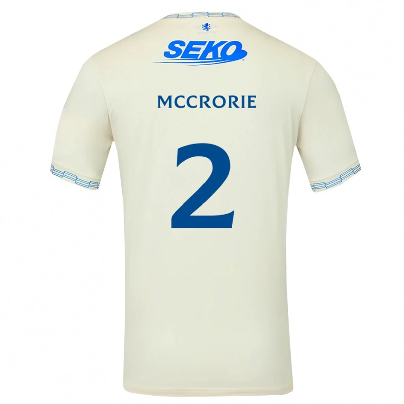 Danxen Kinderen Ross Mccrorie #2 Diepblauw Wit Uitshirt Uittenue 2026/27 T-Shirt België