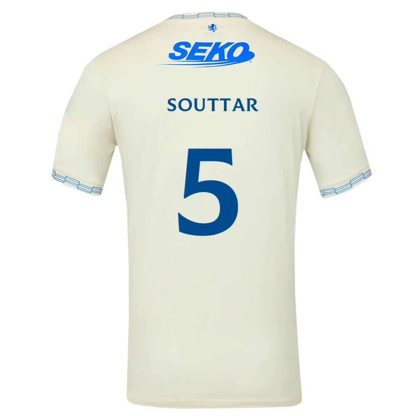Danxen Kinderen John Souttar #5 Diepblauw Wit Uitshirt Uittenue 2026/27 T-Shirt België