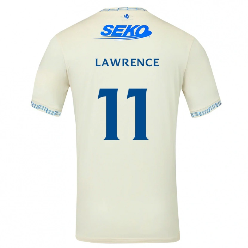 Danxen Kinderen Tom Lawrence #11 Diepblauw Wit Uitshirt Uittenue 2026/27 T-Shirt België