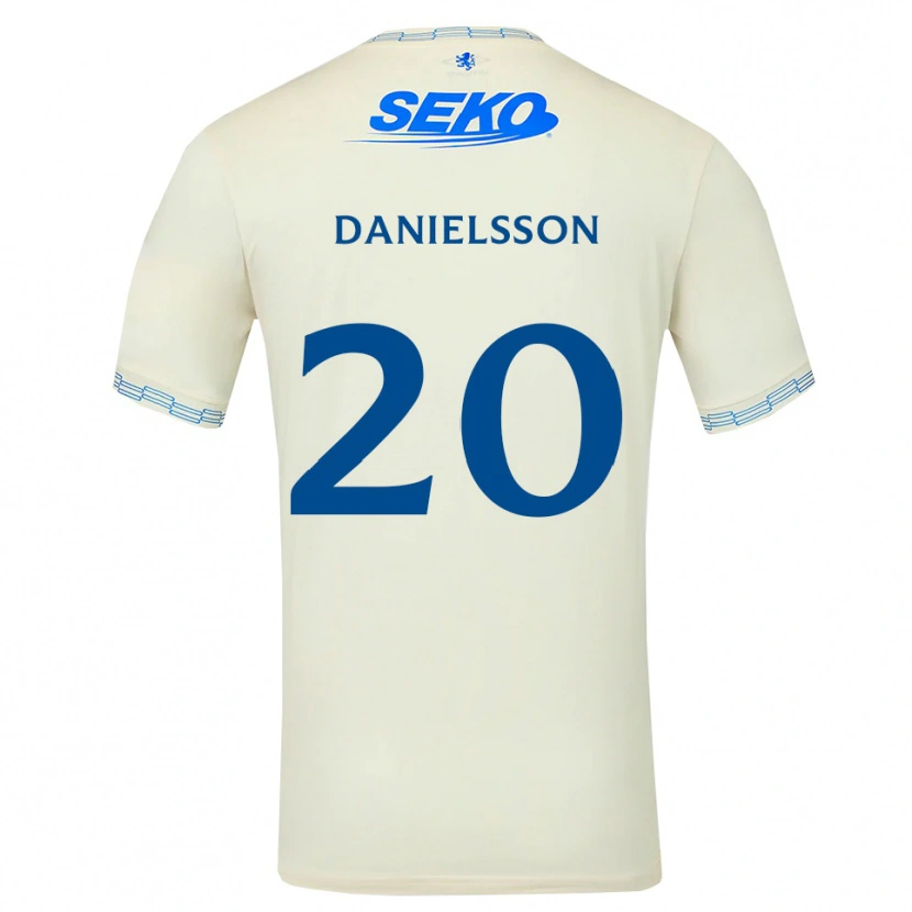 Danxen Kinderen Jenny Julia Danielsson #20 Diepblauw Wit Uitshirt Uittenue 2026/27 T-Shirt België
