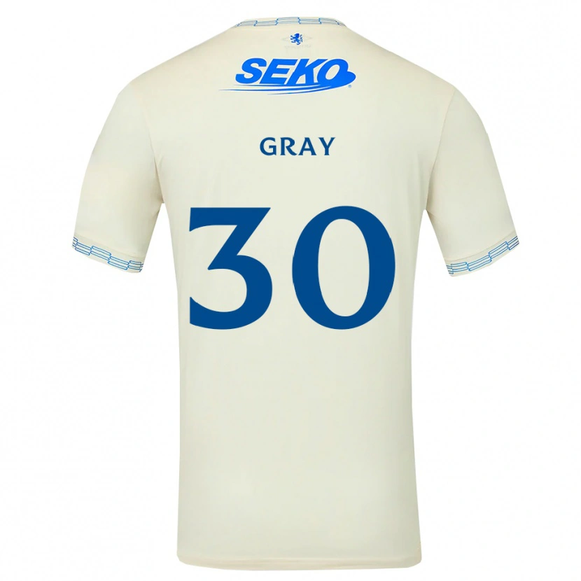 Danxen Kinderen Georgia Gray #30 Diepblauw Wit Uitshirt Uittenue 2026/27 T-Shirt België