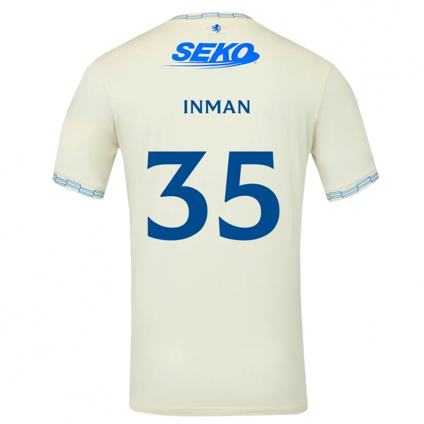 Danxen Kinderen Lucy Inman #35 Diepblauw Wit Uitshirt Uittenue 2026/27 T-Shirt België