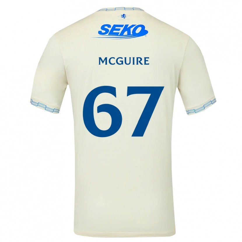 Danxen Kinderen Rydnn Mcguire #67 Diepblauw Wit Uitshirt Uittenue 2026/27 T-Shirt België