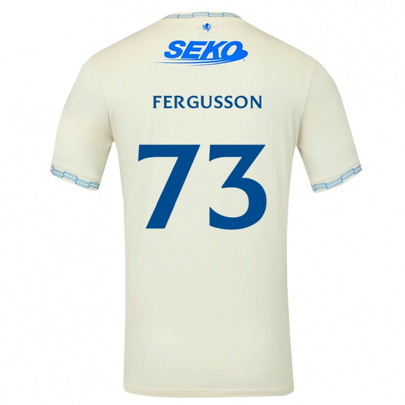 Danxen Kinderen Coben Fergusson #73 Diepblauw Wit Uitshirt Uittenue 2026/27 T-Shirt België