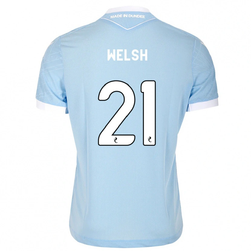 Danxen Kinderen Tom Welsh #21 Lichthemelsblauw Wit Uitshirt Uittenue 2026/27 T-Shirt België