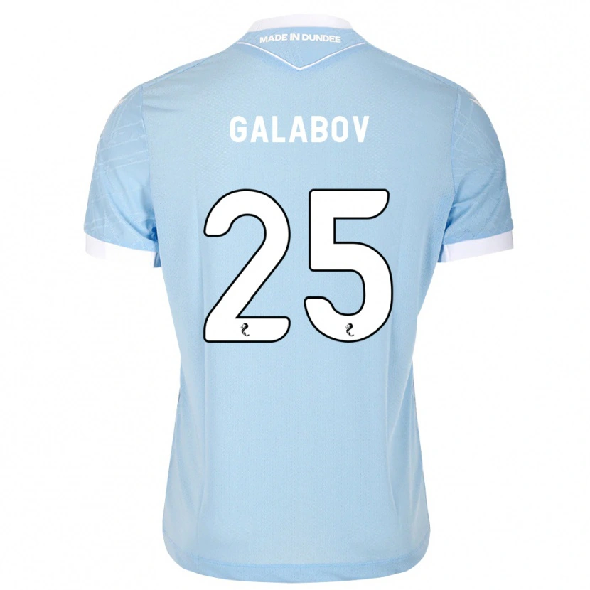 Danxen Kinderen Plamen Galabov #25 Lichthemelsblauw Wit Uitshirt Uittenue 2026/27 T-Shirt België
