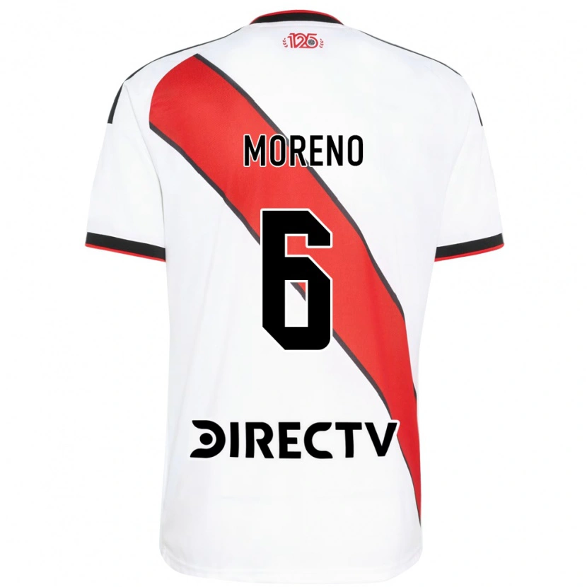 Danxen Heren Aníbal Moreno #6 Rood Wit Zwart Thuisshirt Thuistenue 2026/27 T-Shirt België