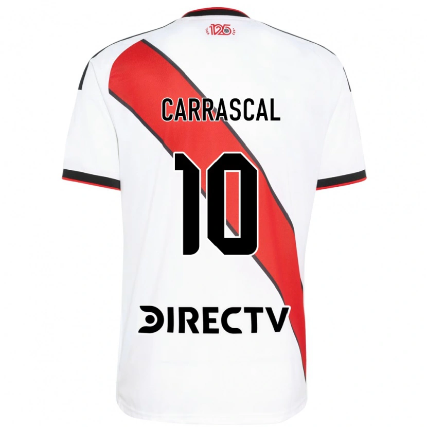 Danxen Heren Jorge Carrascal #10 Rood Wit Zwart Thuisshirt Thuistenue 2026/27 T-Shirt België